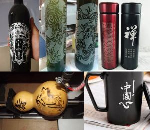 永州祁阳县酒瓶葫芦工艺品激光雕刻机